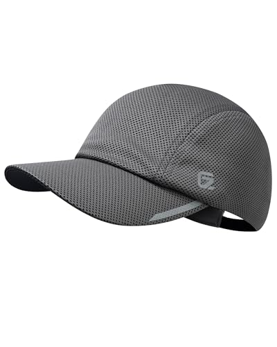 Image of GADIEMKENSD Running Hat Performance Mesh Hat, Excellent Ventilation, Lightweight, Reflective Design, Anti-Glare