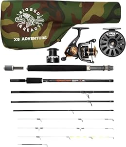 Rigged & Ready X5 Reise-Spinnruten-Set