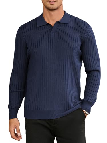 トップス BOUTIQUE LONG SLEEVE KNIT POLO SHIRT Lightweight Cashmere Relaxed Polo – NAADAM