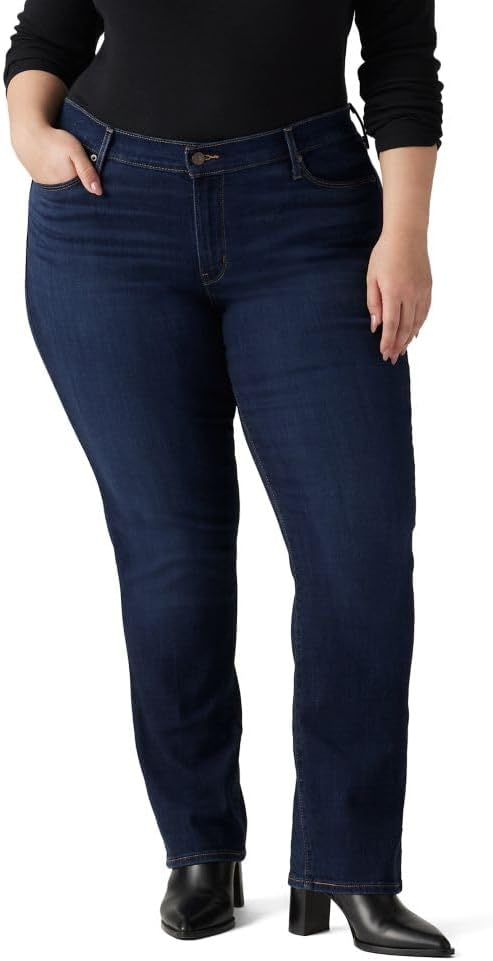 Women's Classic Straight Jeans (Plus Size)