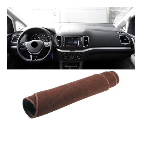 Tapis anti-dérapants tableau bord voiture VW Sharan 7N 2012-2019 marron
