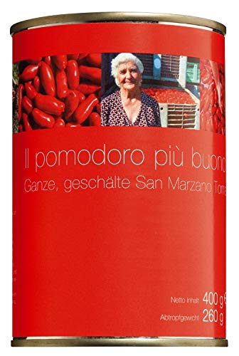 Sarno San Marzano Tomaten Vorteilspack 6 Dosen, ATG 6x260gr Cover