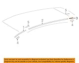 Toyota Genuine Parts - Moulding, Roof Drip (75553-0R030)