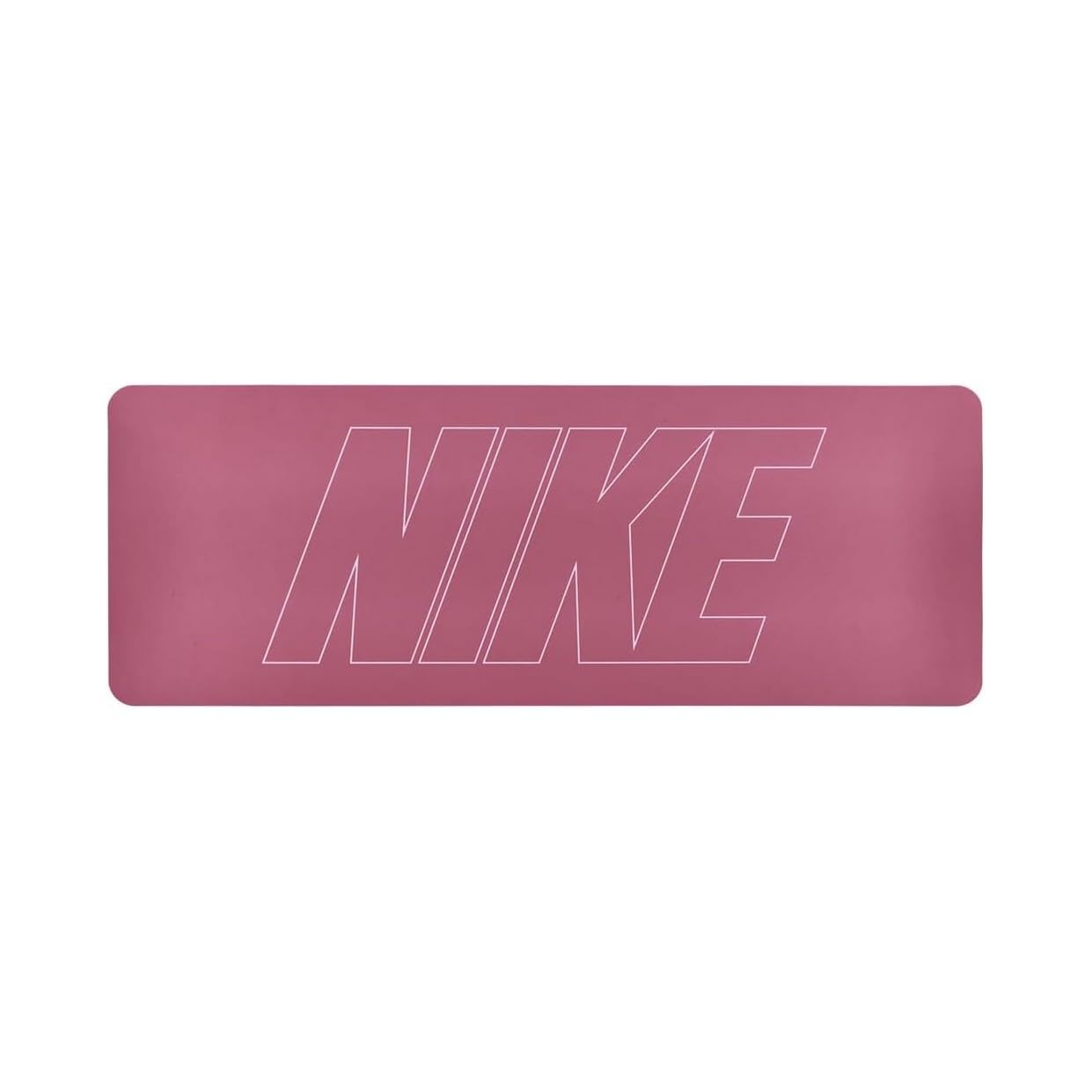Nike Yoga Mat 4mm Reversible Yogamatte Fitnessmatte Workout Matte rutschfest, Peony/Pink Foam, 180 x 65cm