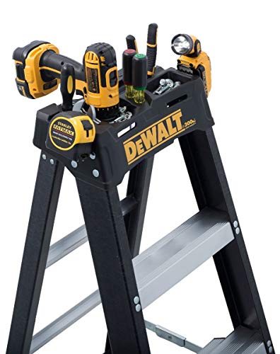 DeWalt DXL3010-04 Fiberglass Stepladder, 4-Feet, Black