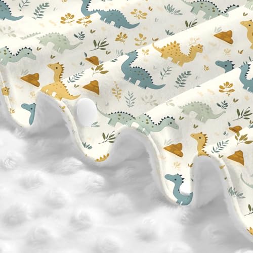 Housse de siège auto bébé couverture allaitement respirante tissu doux dinosaure - 4