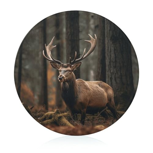 Elk in The Grove Cutting Board Flexible Non Slip Chopping Mat Home Decor Cheese Board Handle Heavy...