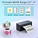 Shipping Label Printer, 4x6 Bluetooth Thermal Label Printer for Shipping Packages Small Business Mailing, Support iOS, Android, Mac, Windows, Chrome, Used for UPS, USPS, Ebay, Etsy, Amazon, Navy Blue