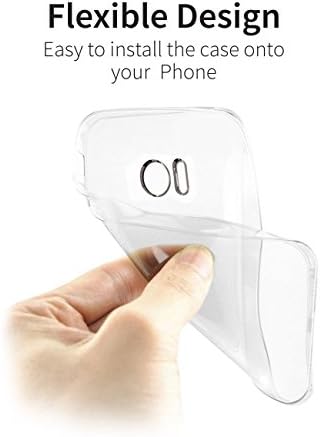 HTC One A9s Case, AVIDET Shock-Absorption, Anti-Scratch Soft Gel TPU Silicone Case Cover for HTC One A9s (Transparent)