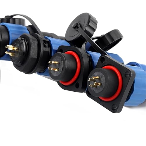 Conector SP16 de 7 pines para cable de iluminacion exterior y nautica 7