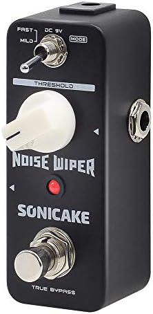 SONICAKE Noise Gate Effects Pedal Guitar Pedal Suppressor Noise Wiper Guitar Effects Pedal 2 Modes True Bypass