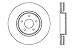 StopTech 127.42092R Sport Drilled/Slotted Brake Rotor (Front Right), 1 Pack