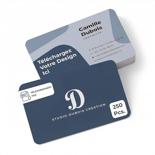 Cartes de visite personnalisées avec logo pour concrétiser vos projets d'entreprise