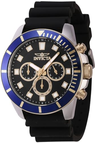 Invicta Silicone Analog Black Dial Men Watch-46082, Black Band (B0CJT7SHDC) Amazon Price History, Amazon Price Tracker