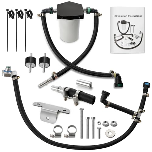 CP4 Disaster Prevention Kit Upgraded Braided Edition Compatible with 2011-2025 Ford F250 F350 F450 F550 Super Duty Disaster Prevention Kit 6.7 Powerstroke Replace CP4-6.7F-BP-G2.1 7031190