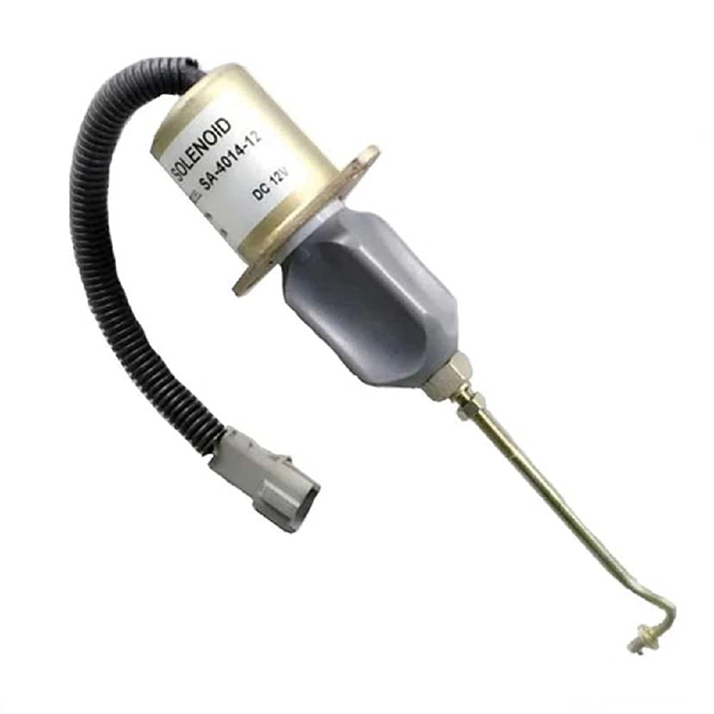 12V Fuel Shut off solenoid Valve SA-4014-12 Compatible with MlTSUBlSHl S4Q S4S S6S V0LV0 TE/REX SCHA/EFF SDM0 GEN/SET CAIJUN-AUTO