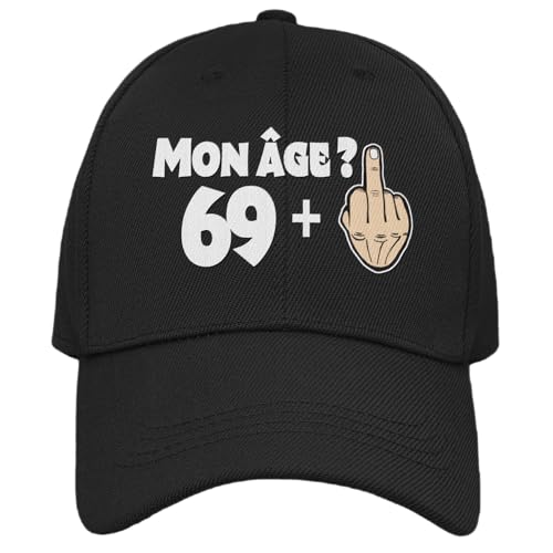 Casquette Homme Femme 69 + 1 Cadeau Anniversaire 70 Ans...