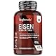 Eisen 400 Tabletten (6+ Monatsvorrat) - Eisenpräparate für Frauen & Männer - Eisen-Bisglycinat-Form - Nicht-GMO & Vegan