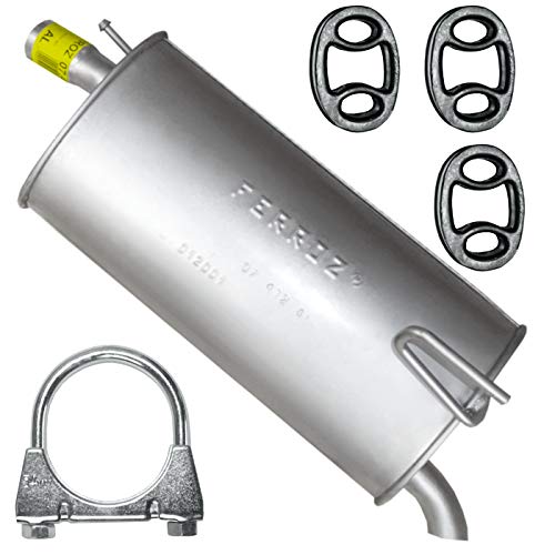 Adamot Endschalldämpfer Auspuff Endtopf für Opel Meriva A 1.4i 16V 1.6i 1.6i 16V