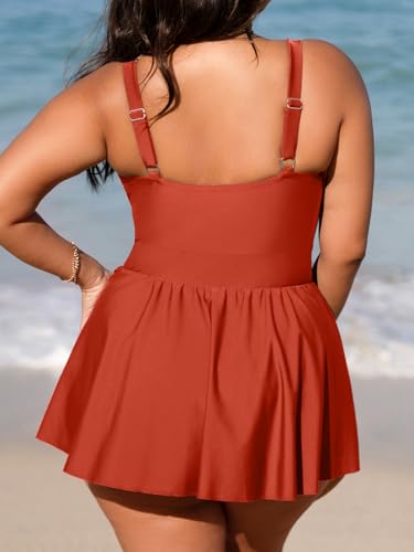 Vestido de baño Talla Grande CUPSHE con vuelo para lucir tus curvas con orgullo 2