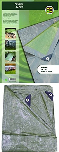 AVR-Tools 860010 Bâche 90 g/m 2 x 4 m Vert