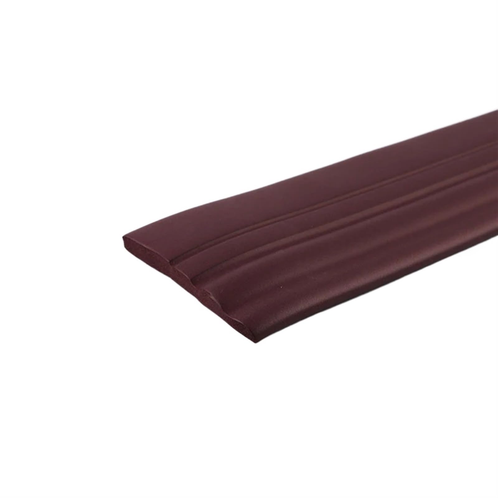 Rodapies 2 uds 1M 3D Autoadhesivo Espuma zócalo Pegatina de Pared Cintura TV Fondo Piso Esquina línea rodapié Pegatinas hogar para Cocina，Baño(Wine Red)