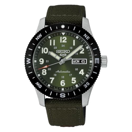 Image of Seiko 5 Sports Men's Automatic Khaki Green Dial 41mm-HDB008K1