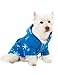 Pet Pjs - Its A Snow Day Pet Pjs Fleece Hoodie Sweaters - Large (Fits Up to 50 lbs)