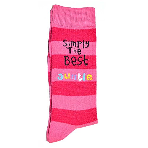 Simply The Best Auntie Gifts Socks Mothers Day , Birthday , Christmas Presents Novelty Any Occasions