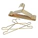 ShinyMax Gold Coat Hangers Standard Clothes Hangers with Notches Decorative Metal Hangers with Bar Non Slip Anti-Rust Heavy Duty Hangers Ideal for Suits Garments Sweater Shirts,10 Pack,42CM