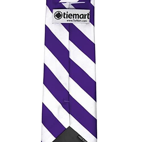 Image of tiemart Men's Striped Tie Standard Length