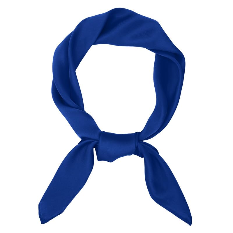 JasGood Damen Seidentuch Seide Leicht Eleganter Seidenschal Damen Bandana Halstuch Kopftuch Schal Vielseitiges Seidenschal für Frauen