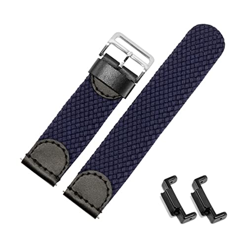 Bracelet de montre de rechange 20mm en nylon anti-transpiration pour le bureau