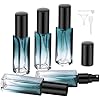 Segbeauty Mini Travel Perfume Atomizer, 5pcs 10ML Refillable Glass Cologne Spray Bottles, Empty Small Perfume Dispenser Fine Mist Sprayer Sample Container for Liquid Cosmetic Toiletries Fragrance