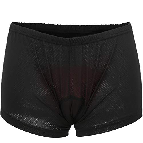 VGEBY Roupa íntima de equitação, shorts de proteção de ciclismo masculino e feminino, acolchoamento