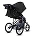 Joovy Zoom 360 Ultralight Jogging Stroller, Large Canopy, Lightweight Jogger, Extra Large Air Filled Tires, Black