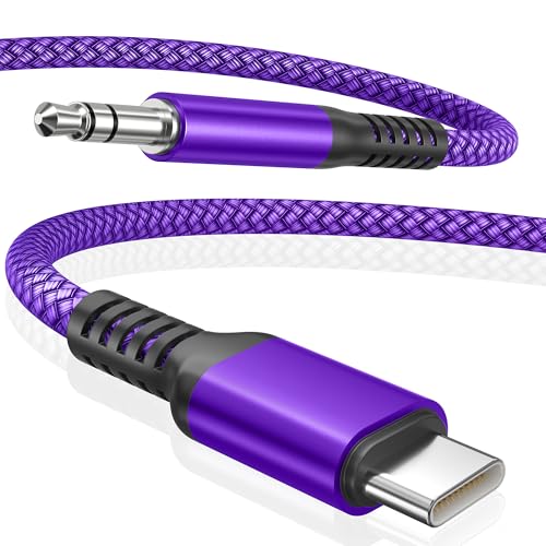 Elebase for iPhone 17 USB C Aux Cord 4FT,Type C to 3.5MM Jack Adapter Cable