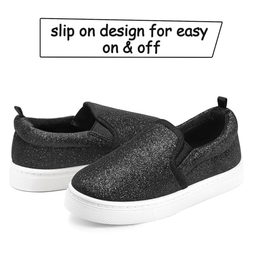 Image of K KomForme Toddler Sneakers for Girls Boys Slip On Canvas Walking Shoes | Lightweight, Comfortable