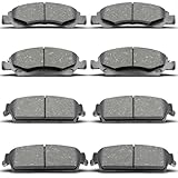 evkingauto Front and Rear Disc Brake Pads Set Fit For Cadillac Escalade/ESV/EXT,For GMC Sierra 1500/Yukon/Yukon XL 1500,For Chevrolet Avalanche/Silverado 1500/Suburban 1500/Tahoe D1194 D1363