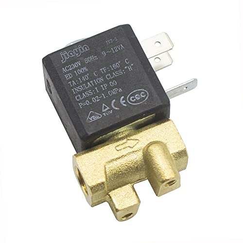 Électrovanne normalement fermée en laiton pour couper le débit d'eau 230V - 6