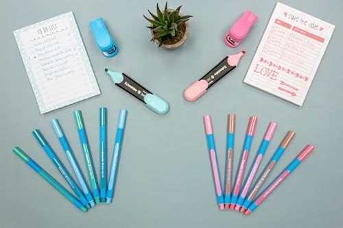 Image of Schneider 152224 Slider Edge Pastel XB Ballpoint Pen (Triangular Pens with Line Width XB) Pack of 10 Mint
