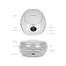 RipTunes CD player Boombox- Portable silver Aux-In CD Boombox, AM/FM Radio For Assured Amusement