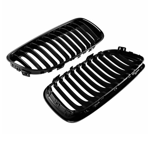 Parrillas tipo riñón con acabado negro brillante premium para parachoques de Serie 3 E90 4