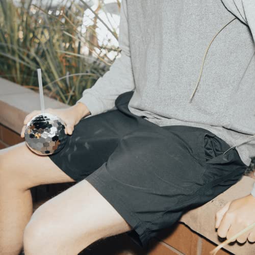 Disco Ball Cup, 6 Pack, Disco Ball Cups Include Lid & Straw, Wine Glass & Disco Ball Tumbler, Disco Ball Decor, Great Bachelorette Party Cups For Disco Party, Birthday Party, 20 Oz #TOP5