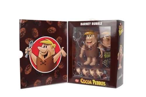 Jada Cocoa Pebbles Barney Rubble Action Figure Toys – 1:12 Scale – Fully Articulated – Retro Cartoon Collectible – Nostalgic Toy for Ages 8+