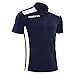 Produktbild Macron Herren Polo Folk T-Shirt, Marineblau/Weiß, XXL