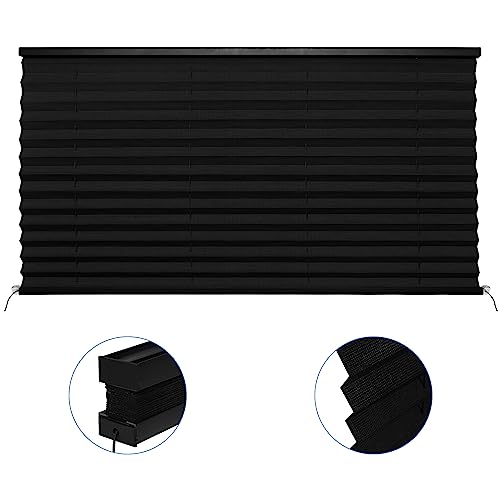 Image of RV Shades for Camper Window,RV Blinds Camper Blinds for Travel Trailers,Motorhome Pleated Window Shades-50 W x 24 inch L