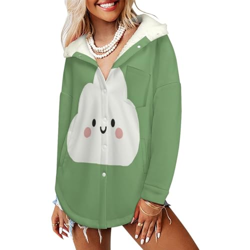 Veste polaire femme chaude doublée en sherpa avec poches