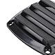 SIXRUN 3 Zoll Lüftungsgitter für Wohnmobile, Lüftungsgitter Abluftgitter Außengitter Insektenschutz für Wohnwagen Wohnmobil Caravan Boot, Weiß (Black)