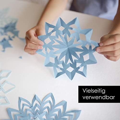 OfficeTree 80 x Grey Paper A4-8 Grey Colours - 130 g/m² - Crafting Set Children Grey Coloured Card A4 for Crafting Designs - Grey Coloured Paper A4 - Grey Card A4